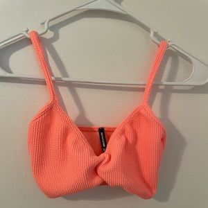 Neon pink/orange bathing suit
